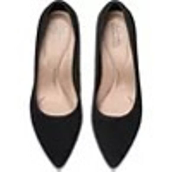Clark’s Women's Collection Ellanie Hope Pumps Black Suede Size 6.5 - Picture 1 of 4